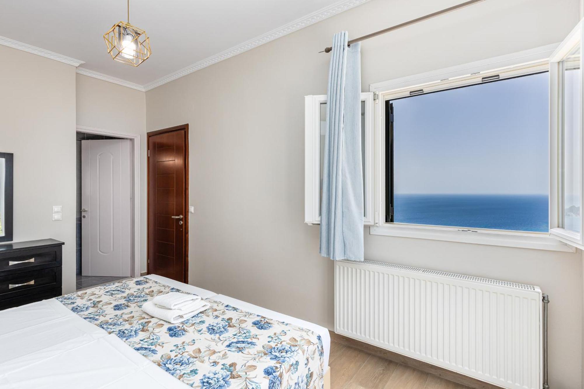 Sinarádes Villa Vardia-Amazing Seaviews With Heated Pool מראה חיצוני תמונה